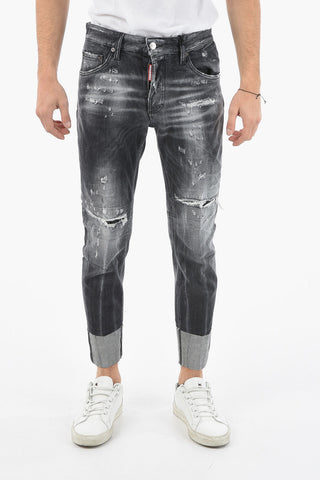 Distressed SAILOR Denims with Back Logo Patch 15,5cm