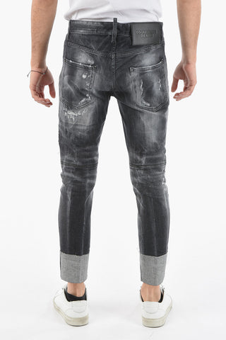 Distressed SAILOR Denims with Back Logo Patch 15,5cm