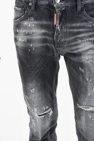 Distressed SAILOR Denims with Back Logo Patch 15,5cm