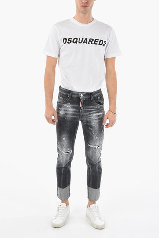 Distressed SAILOR Denims with Back Logo Patch 15,5cm