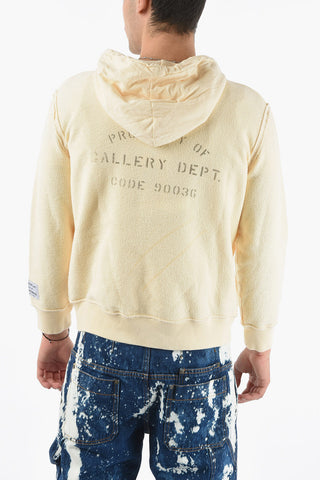 GALLERY DEPT Hoodie with Faded Lettering Print