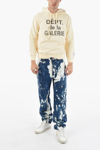 GALLERY DEPT Hoodie with Faded Lettering Print