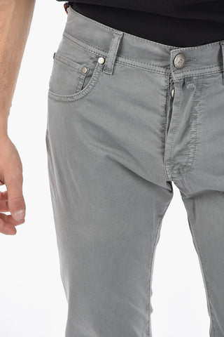 ID Stretch Cotton 5 pockets Pants