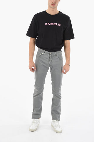 ID Stretch Cotton 5 pockets Pants