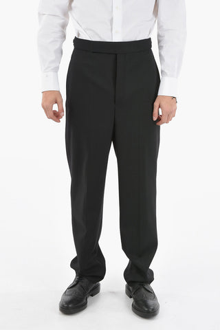 Pantaloni slouch fit a tinta unita