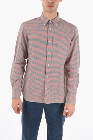 Camicia a Quadri Button-Down