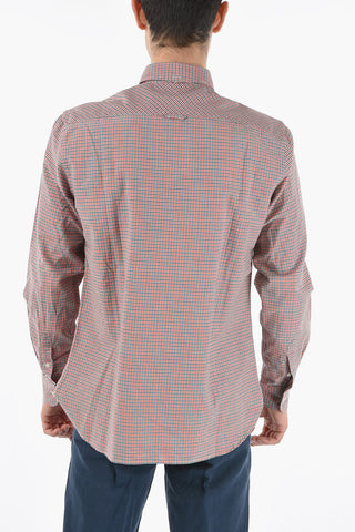 Camicia a Quadri Button-Down