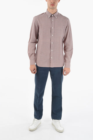 Camicia a Quadri Button-Down