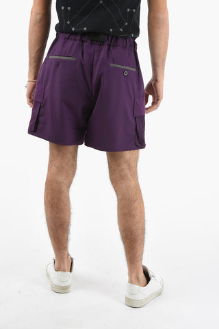 Belted Crago Shorts With Side Pockets