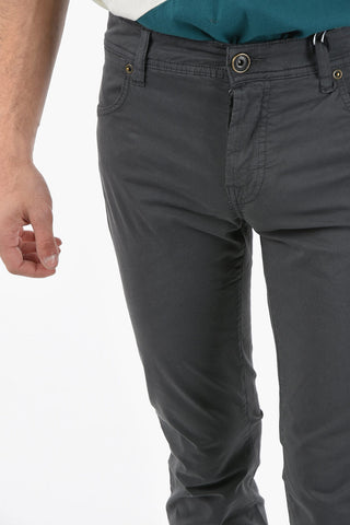 PENN-RICH 5 Pockets Stretch Cotton Pants