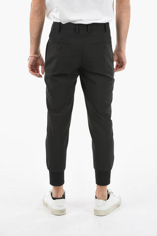 low waist slim fit pants