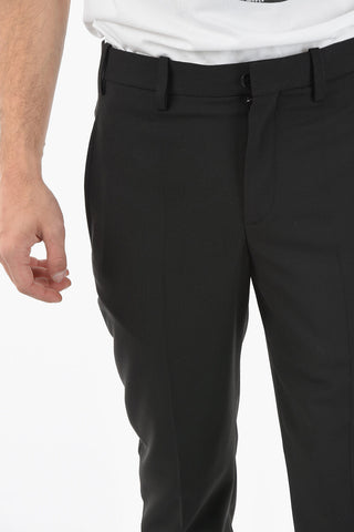 low waist slim fit pants