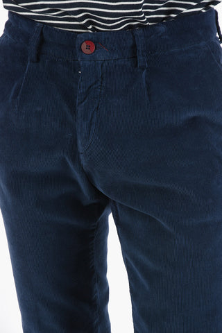 Slim Fit Ribbed Velour Pants