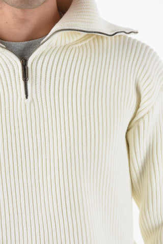 Half Zip SLICK ARROW Virgin Wool Pullover