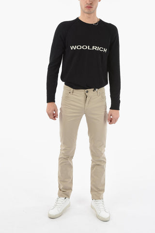 Pantaloni 5 Tasche in Cotone Stretch