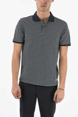 PENN-RICH Striped 2-Button Polo Shirt