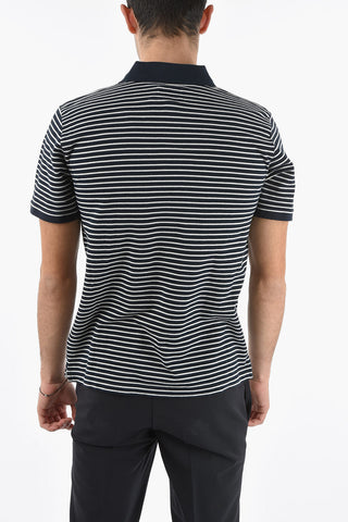 PENN-RICH Striped 2-Button Polo Shirt