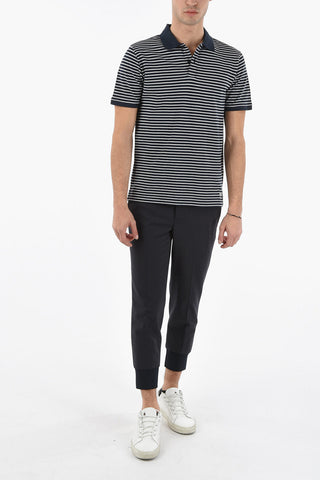 PENN-RICH Striped 2-Button Polo Shirt