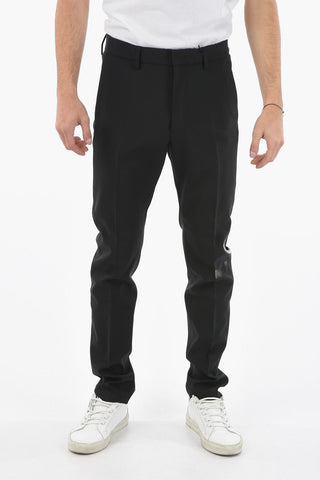 Pantaloni Hockney Fit in Lana con Cavallo Basso
