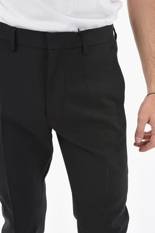 Pantaloni Hockney Fit in Lana con Cavallo Basso