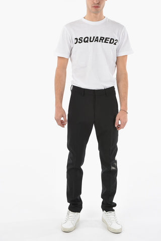 Pantaloni Hockney Fit in Lana con Cavallo Basso