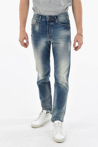 Stretch Denim Tapered Fit D-FINING Jeans 16cm L.32
