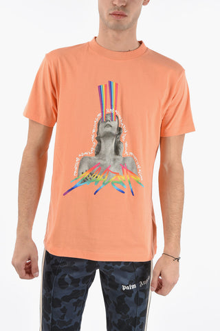 Crew Neck LOUDER Printed T-Shirt