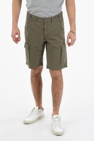 Shorts Cargo Ripstop Con Cuciture a Vista