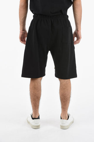3 Pockets Sweat Shorts with Contrasting Laces
