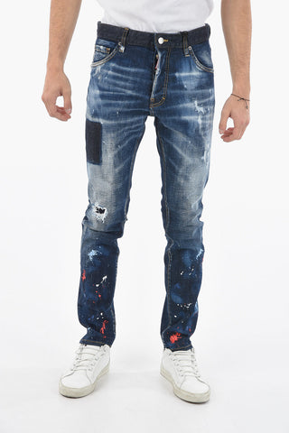 Jeans COOL GUY con Motivo Schizzi di Vernice 15cm