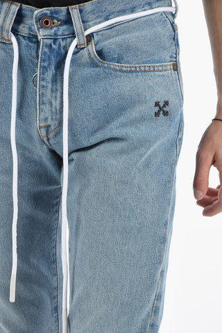 17 cm Jeans Slim Fit Stampati Medium Wash