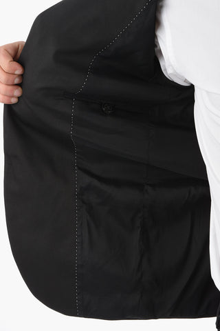 side vents notch lapel 2-button suit