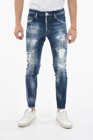 Distressed SKINNY DAN Denims 14cm
