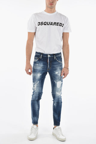 Distressed SKINNY DAN Denims 14cm