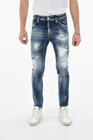 Slim-Fit COOL GUY Denims with Distressed Effect 15,5cm