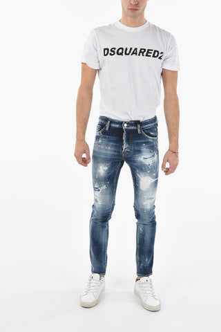 Slim-Fit COOL GUY Denims with Distressed Effect 15,5cm