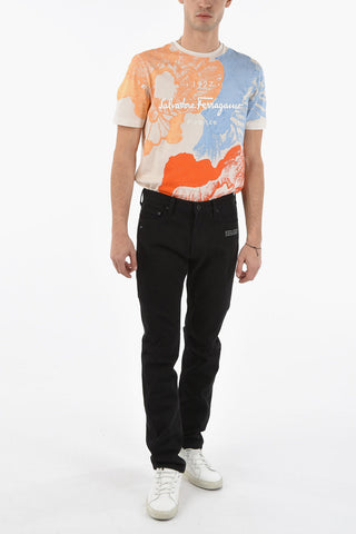 5 Pockets CORP TWIST Jeans With Deconstructed Details