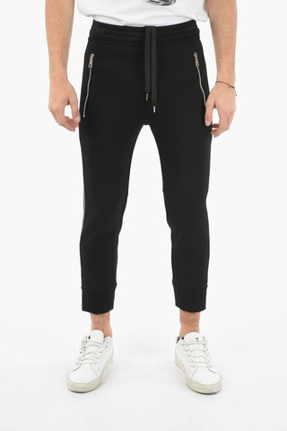 neoprene skinny fit joggers