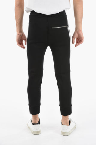 neoprene skinny fit joggers