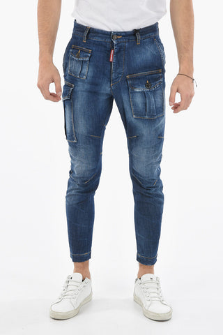 Jeans SEXY Cargo Multitasca 14cm