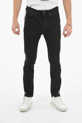 Contrasting Side Band Slim Fit Jeans 16cm