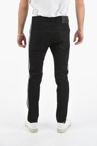 Contrasting Side Band Slim Fit Jeans 16cm