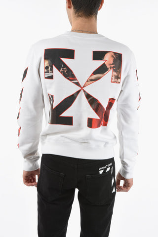 Crew Neck CARAVAGGIO Brushed Cotton Sweatshirt