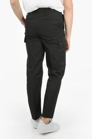 Pantaloni a Tinta Unita Con Tasche Laterali