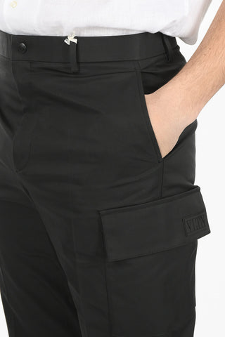 Pantaloni a Tinta Unita Con Tasche Laterali
