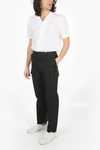 Pantaloni a Tinta Unita Con Tasche Laterali