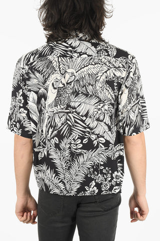 Breast-pocket JUNGLE PARROTS Shirt