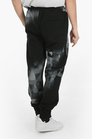 Pantaloni Jogger BRUSH STROKE  con Stampa Cerata