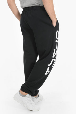 СТИЛЬ Joggers PLAIN in Cotone con Logo Stampato