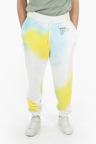 Zipped Pocket AIRBRUSH Cotton Sweatpants